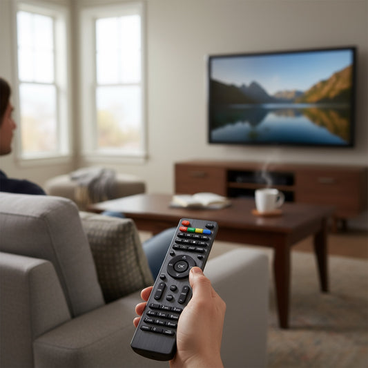 Controle Remoto WLW-7500 Compatível com Receptores Cinebox – Modelos SKY-7500, IHS-7080 – Substituto de Alta Qualidade, Fácil de Usar, Botões de Resposta Rápida e Excelente Durabilidade