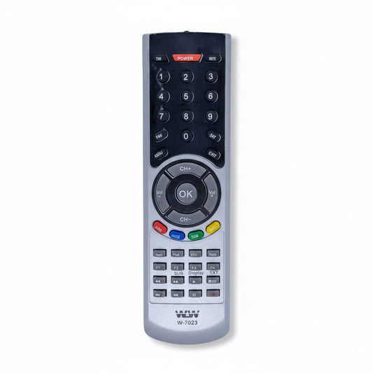 Controle Remoto WLW-7023 Compatível com Receptores Freesky – Modelos Miuibox GT, Freeduo X, Freesky Max + Hi-Fi, Duo Max, Freesky F1, Freeduo X+, La Roca e Duo Max HD – Substituto de Alta Qualidade e Fácil de Usar