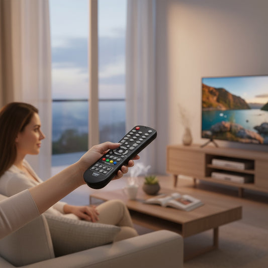 Controle Remoto WLW-7912 Compatível com Receptor Digital Orbisat CR-2580 – Substituto de Alta Qualidade, Fácil de Usar, Sinal IR Estável e Teclas de Resposta Rápida