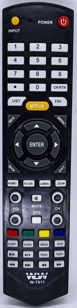 Controle Remoto Para Tv Semp Toshiba Netflix Le-7011