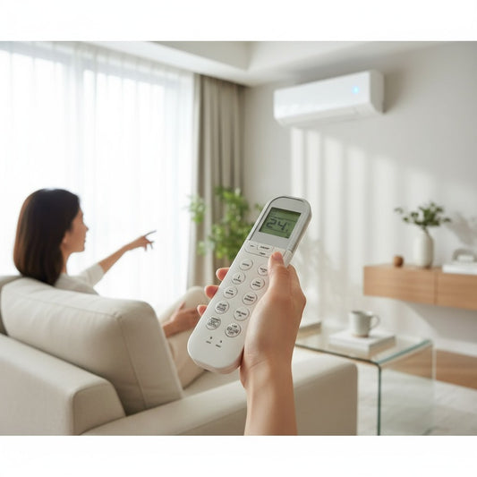 Controle Remoto WLW-9001A Compatível com Ar-Condicionado Midea – Modelos RG36F/BGEF, Liva e Vize