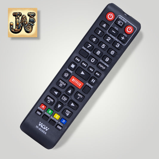 Controle Remoto 7488 Compatível para Blu-ray Samsung – Substitui AK59-00149A e AK59-00153A – Modelos BD-P1400, BD-P1600, BD-E5500, BD-F5500, BD-H5500 e Outros