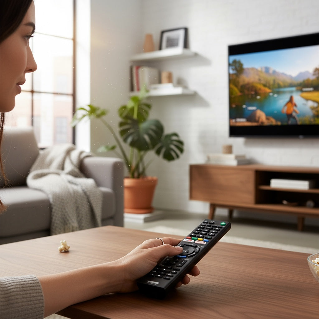 Controle Remoto WLW-7224 Compatível com TV Sony Bravia RMT-TX300P / RMF-TX220U / RMF-TX310U