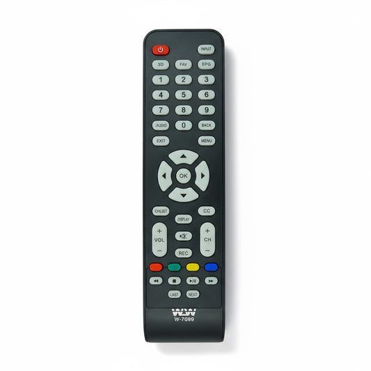 Controle Remoto WLW-7099 Compatível com TVs AOC – Modelos LE24M1475, LE24M1475/25, LE32M1475, LE46D354 e Outras Versões da Linha – Substituto de Alta Qualidade, Fácil de Usar e Durável