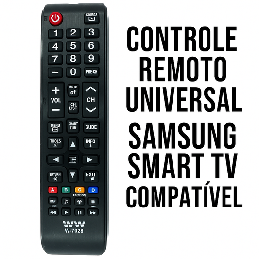 Controle Universal TV Samsung Smart – Compatível Diversos Modelos