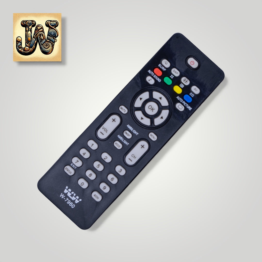 Controle Remoto SKY-7960 Compatível com TVs Philips LCD – Modelos 32PFL3322, 32PFL5332, 32PFL7342, 42PFL3322, 42PFL5332, 42PFL7342 e Outros