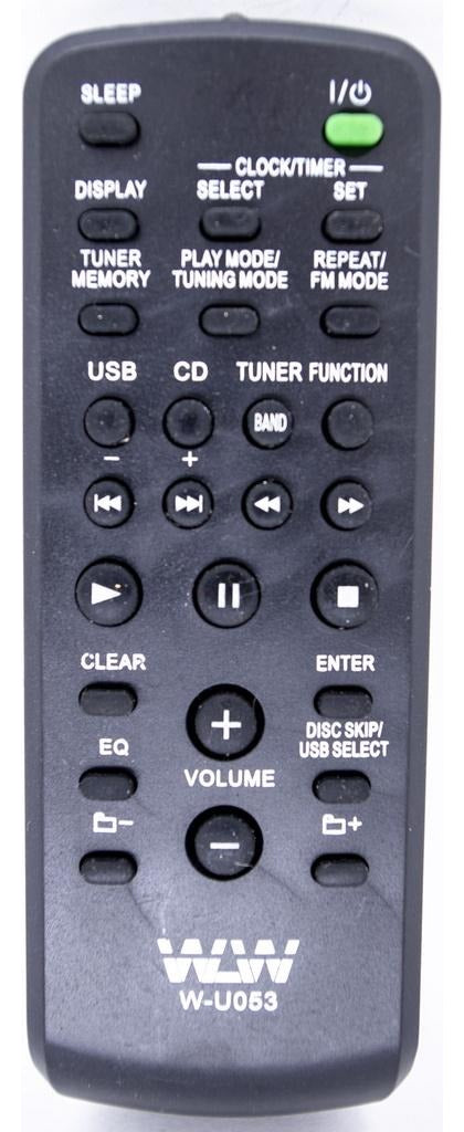 Controle Remoto Compatível com Som Sony Max U053 – Substituto RM-AMU140 para MHC-GPX, GTR, GTZ e EX Series