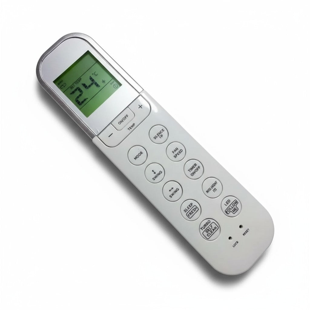 Controle Remoto WLW-9001A Compatível com Ar-Condicionado Midea – Modelos RG36F/BGEF, Liva e Vize