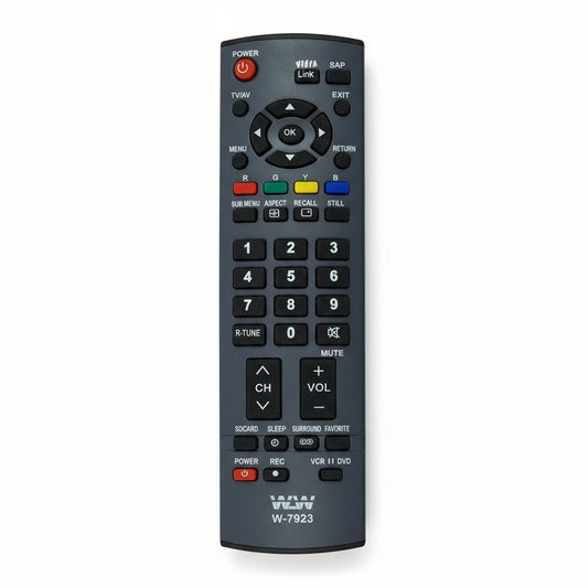 Controle Remoto WLW-7923 Compatível com TVs Panasonic LCD e Plasma – Modelos TH-50PV70LB, TH-40PV70LB, TH-42PV70LB, MAX-7923 e CRS-7923 – Substituto de Alta Qualidade e Fácil de Usar