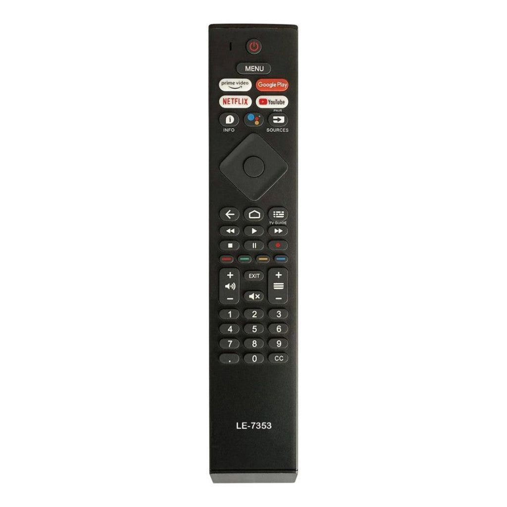 Controle Remoto LE-7353 Compatível com TVs Philips Smart UHD 4K – Substituto de Alta Qualidade para Modelos 50PUG7406/78, 55PUG7406/78, 65PUG7406/78 e 70PUG7406/78