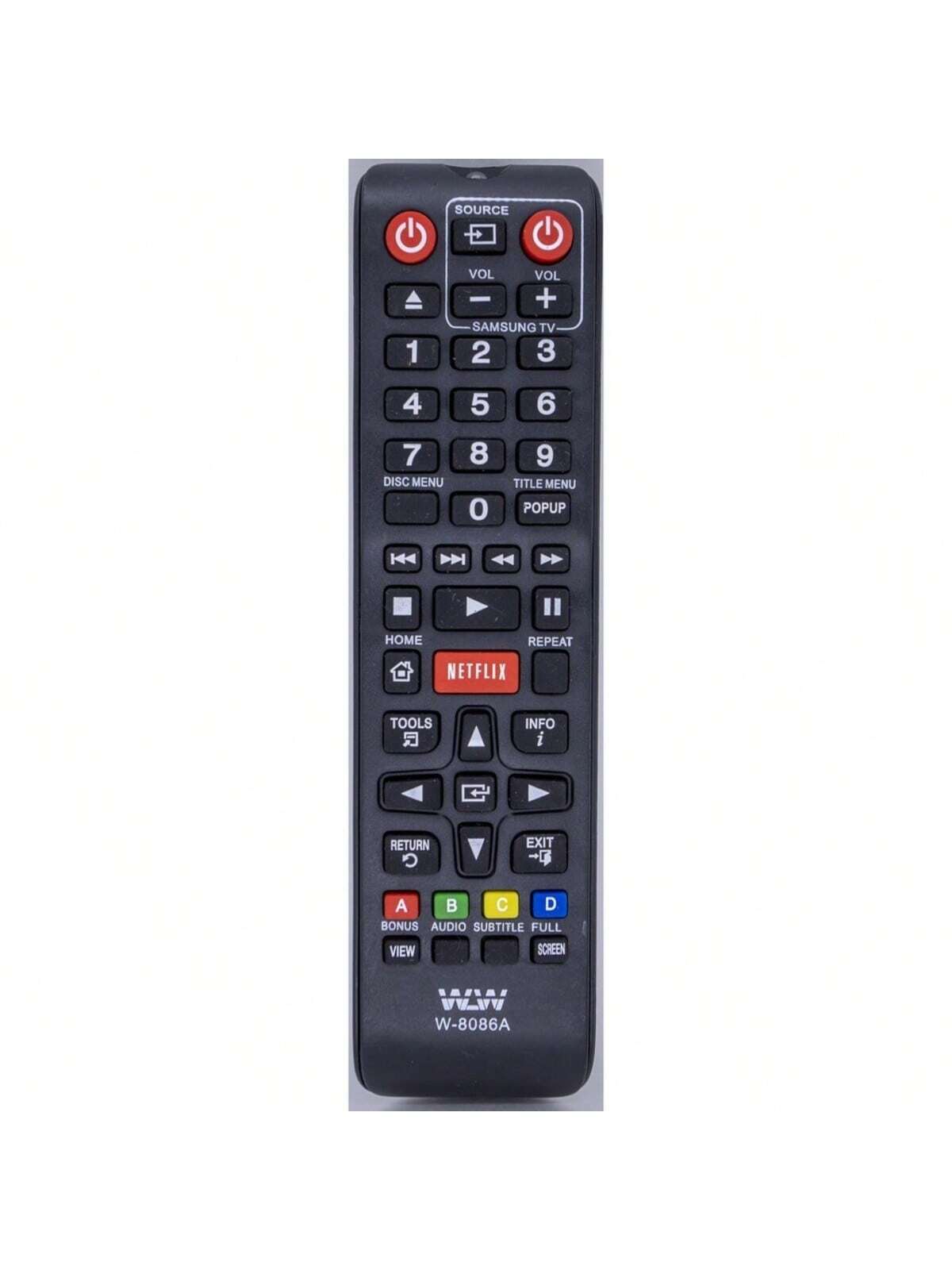 Controle Remoto 7488 Compatível para Blu-ray Samsung – Substitui AK59-00149A e AK59-00153A – Modelos BD-P1400, BD-P1600, BD-E5500, BD-F5500, BD-H5500 e Outros