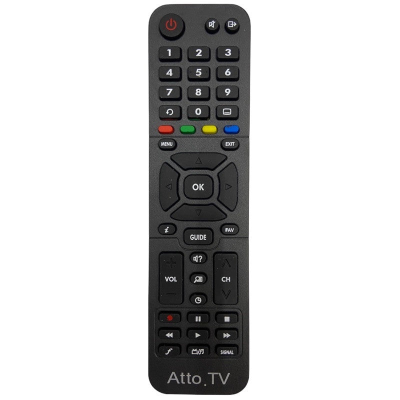Controle Remoto WLW-9120 Compatível com Receptores ATTO TV – Modelos FBG9120, LE-7137 e SKY9120 – Substituto de Alta Qualidade, Fácil de Usar e com Sinal IR Estável