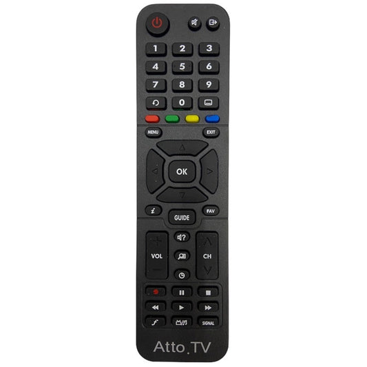 Controle Remoto WLW-9120 Compatível com Receptores ATTO TV – Modelos FBG9120, LE-7137 e SKY9120 – Substituto de Alta Qualidade, Fácil de Usar e com Sinal IR Estável