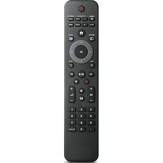 Controle Remoto WLW-7445 Compatível com TVs Philips Série 7000 – Modelos 42PFL7404D, 52PFL7404D, 32PFL3805D/78, 40PFL5605D/78, 46PFL6605D/78, 32PFL5604D, 42PFL5604D e 47PFL5604D – Substituto de Alta Qualidade