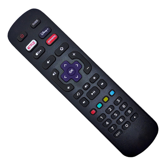 Controle Remoto WLW-7356 Compatível com TV Philco Roku – Modelos PTV40G7ER2, PTV43G7ER2, PTV50G7ER2