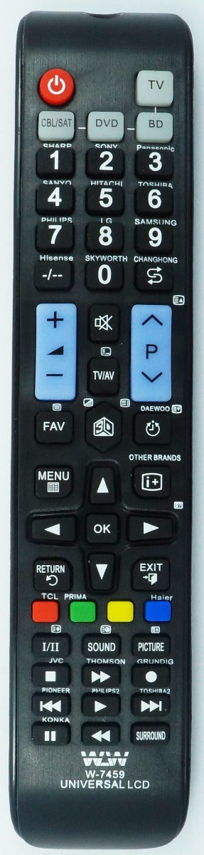 Controle Remoto Universal TV LED LCD 7459 Compatível