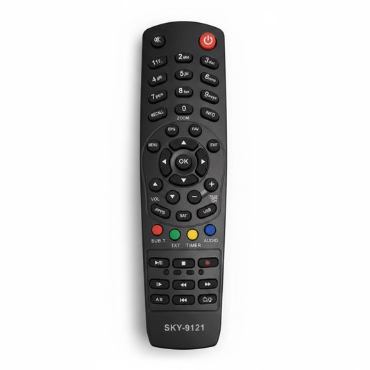 Controle Remoto WLW-9121 Compatível com Receptor Tuning-Up HD – Substituto Completo para Aparelhos Tuning-Up de TV Digital com Todas as Funções