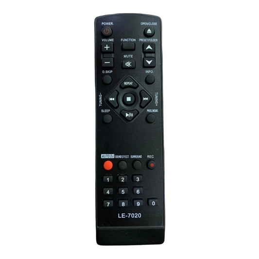 Controle Remoto WLW-7020 Compatível com Som LG MCD605 / MCT705 / MCV905 / AKB72956202