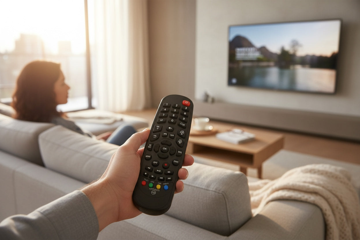 Controle Remoto WLW-9046 Compatível com Duosat Joy HD – Substituto Perfeito, Fácil de Usar, Sinal IR Estável e Teclas de Alta Sensibilidade para Receptores Duosat