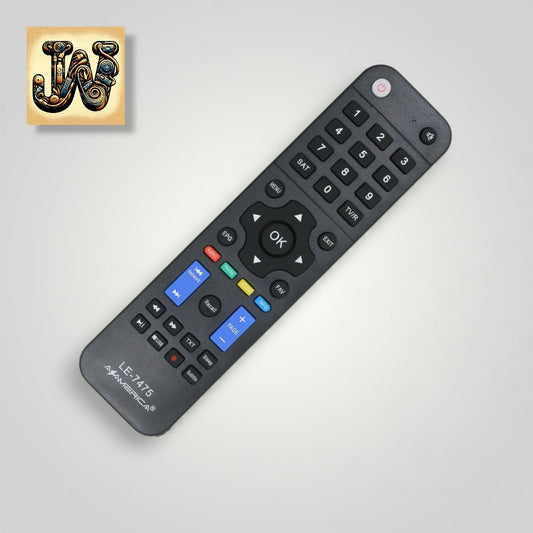 Controle Remoto LE-7475 Compatível com Receptor Azamérica Mobi – Substituto de Alta Qualidade, Fácil de Usar, Sinal Preciso e Pronto para Funcionamento Imediato
