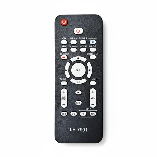 Controle Remoto WLW-7901 Compatível com Som Philips NX5, NX6, NX7 e Outros