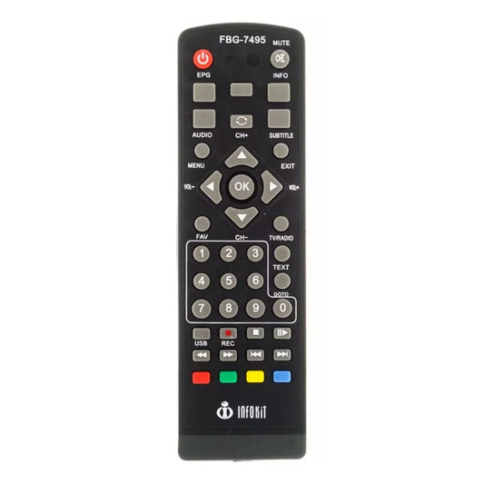 Controles Remotos Controle Remoto Conversor Digital Infokit 300 400 100 200 LE-7455