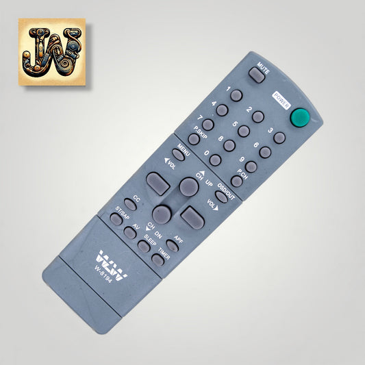 Controle Remoto W-8194 Compatível com TV CCE Tubo – Substituto para Modelos Convencionais CRT com Funções Básicas e Navegação Completa