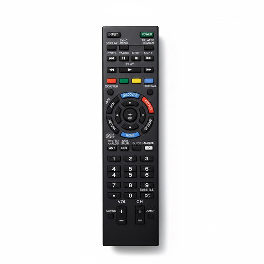 Controle Remoto WLW-7022 Compatível com TVs Sony Bravia Smart – Substituto de Alta Qualidade para Séries W600B, W700B, W705B, W805B, W815B e W829B