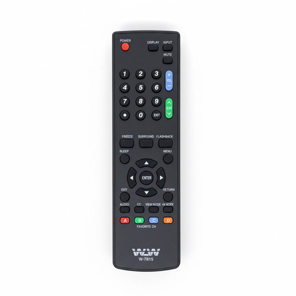 Controle Remoto Compatível para TV Sharp LHS-7815 / CO1198 – Substituto Funcional, Pronto para Uso – WLW