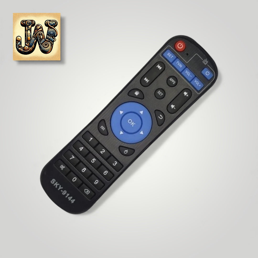 Controle Remoto WLW-7225 Compatível com Smart TV Box Infokit – Substituto para Receptores e TV Box Modelo 34034