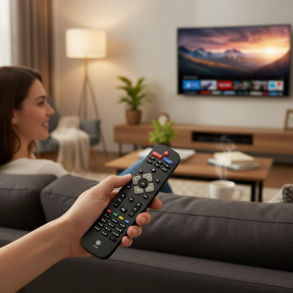 Controle Remoto WLW-07A Compatível com Smart TV Philips 75PFL6621 / 55PFL7900 / 65PFL8900