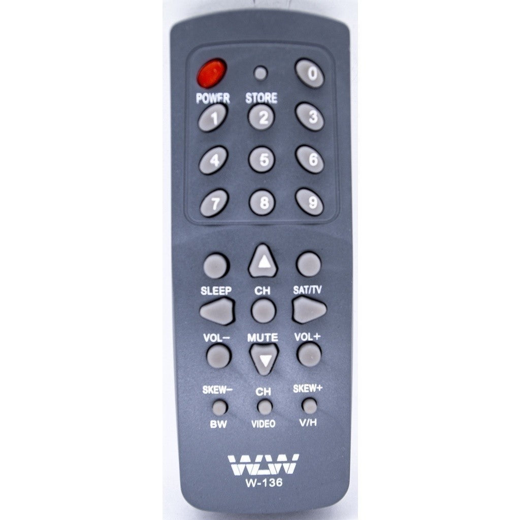 Controle Remoto WLW-236 Compatível com Receptor Century Super Color 136 e S236 – Substituto de Alta Qualidade
