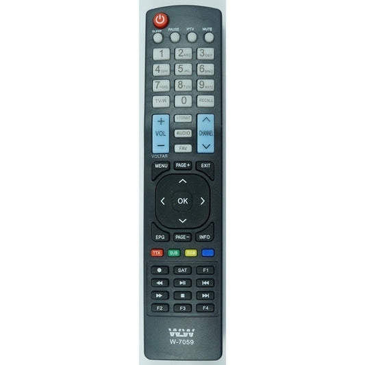 Controle Remoto WLW-7059 Compatível com Receptores Cinebox – Modelos Fantasia Maxx 2, Legend HD, Maestro HD e Optimo X – Substituto de Alta Qualidade, Fácil de Usar e Durável