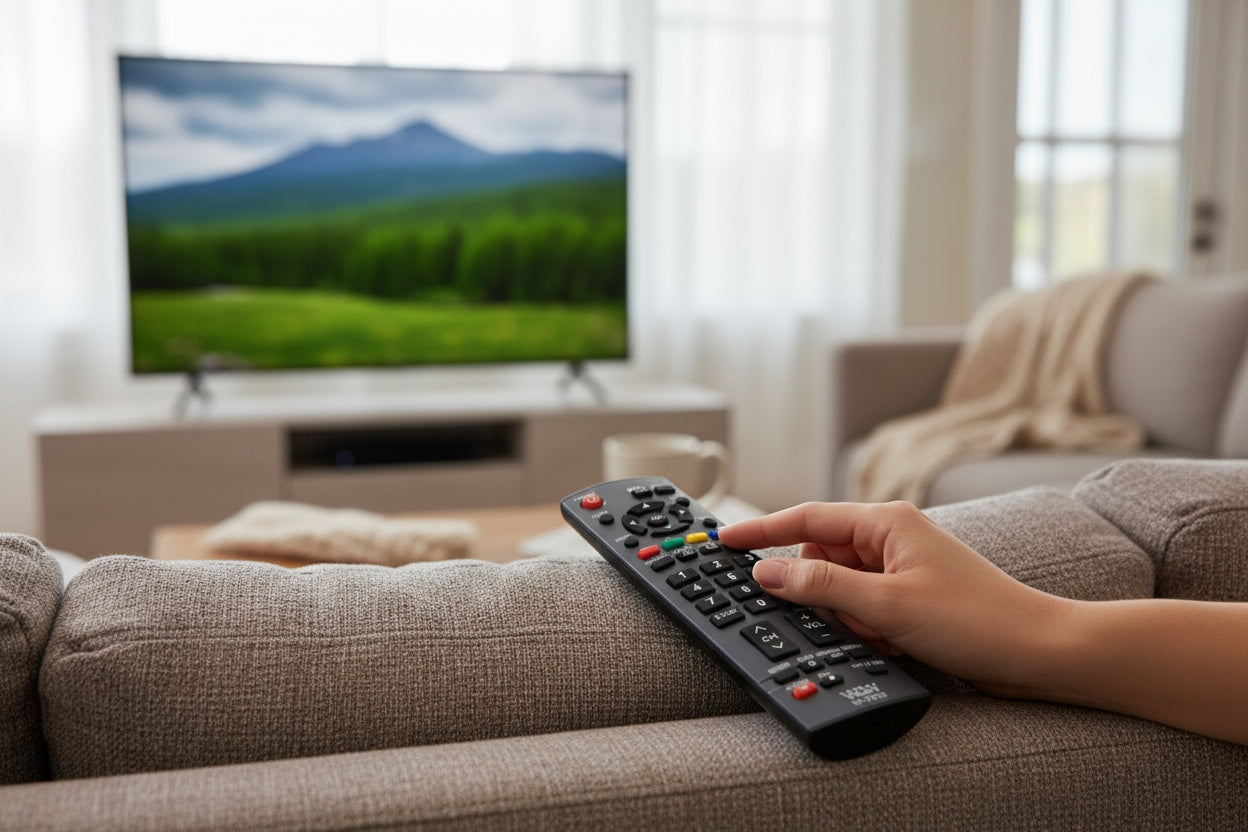 Controle Remoto WLW-7923 Compatível com TVs Panasonic LCD e Plasma – Modelos TH-50PV70LB, TH-40PV70LB, TH-42PV70LB, MAX-7923 e CRS-7923 – Substituto de Alta Qualidade e Fácil de Usar