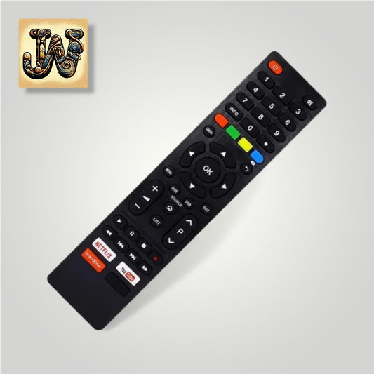 Controle Remoto Smart TV Philco WLW-7253 / WLW-9028 com Teclas Netflix e Globo Play – Compatível com diversos modelos Philco LED, Full HD e 4K