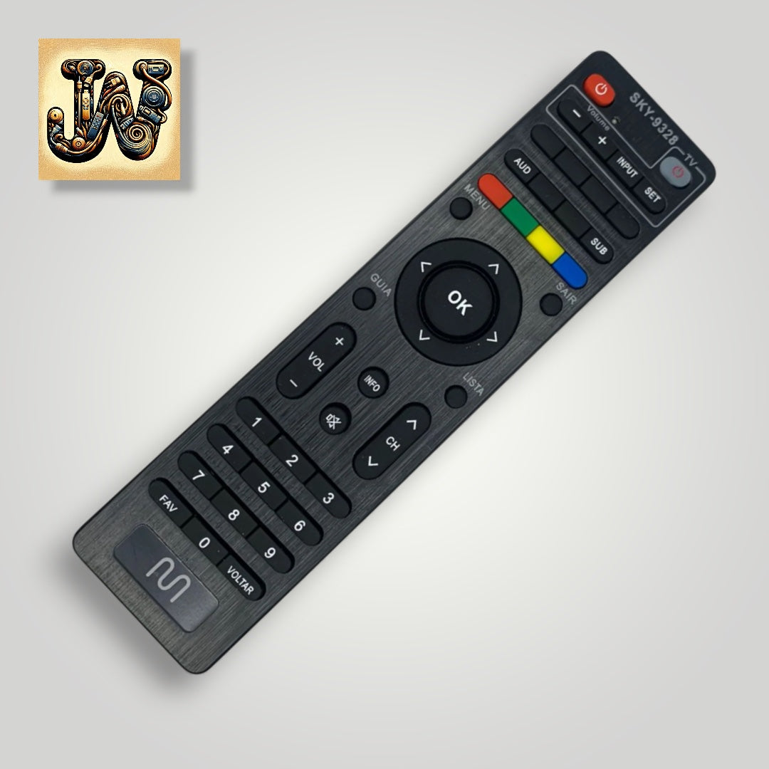 Controle Remoto WLW-7365 Compatível com Receptor Multilaser GS0641 – Substituto SKY-LINK 9328