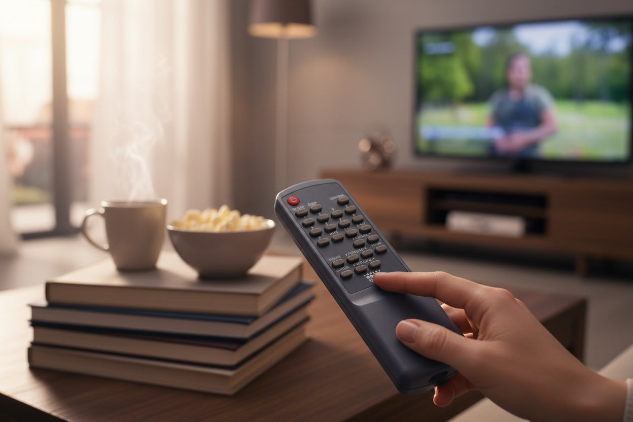 Controle Remoto WLW-7113 Compatível com TVs Mitsubishi – Substituto de Alta Qualidade, Fácil de Usar, Sinal IR Estável e Teclas Macias para Máxima Precisão