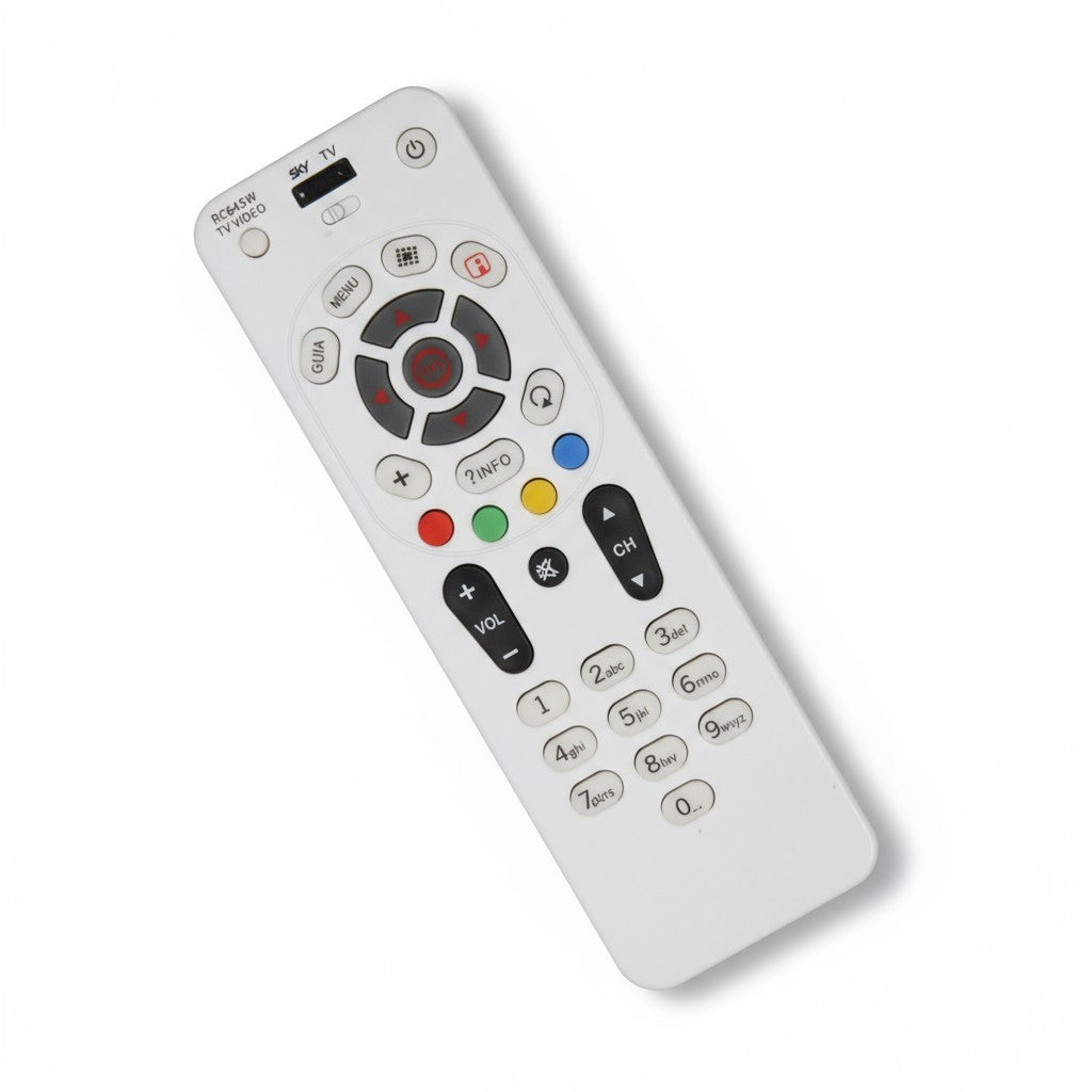 Controle Remoto WLW-7208 Compatível com SKY RC645W / 026-6428 / C01238 / SKY-7407