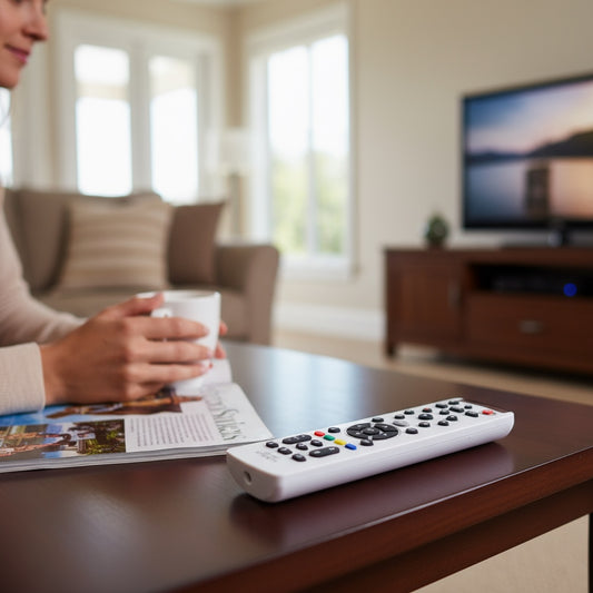 Controle Remoto WLW-7497 Compatível com Receptores Atto Net – Modelos Atto Net 3, Atto Net 4, HD Duo S3, HD Duo S4 e Atto Sat Elite – Substituto de Alta Qualidade, Fácil de Usar e Alta Durabilidade