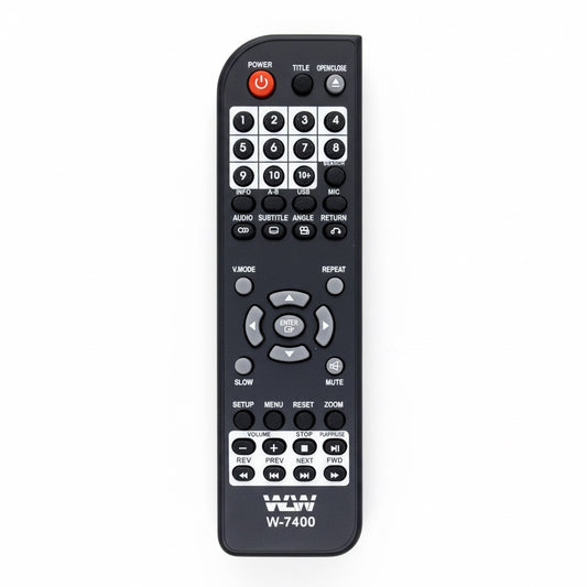 Controle Remoto Compatível para DVD Mondial D-10, D-11 e D-15 – Substituto Similar LE-7400 com Funções Completas e Uso Imediato