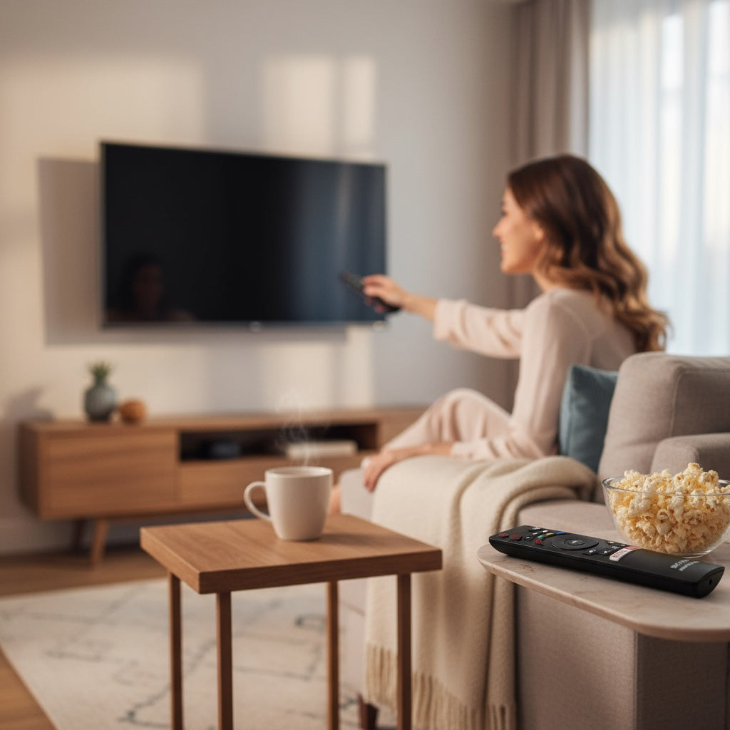 Controle Remoto WLW-9077 Compatível com TV Multilaser TL006 RC3442108/01