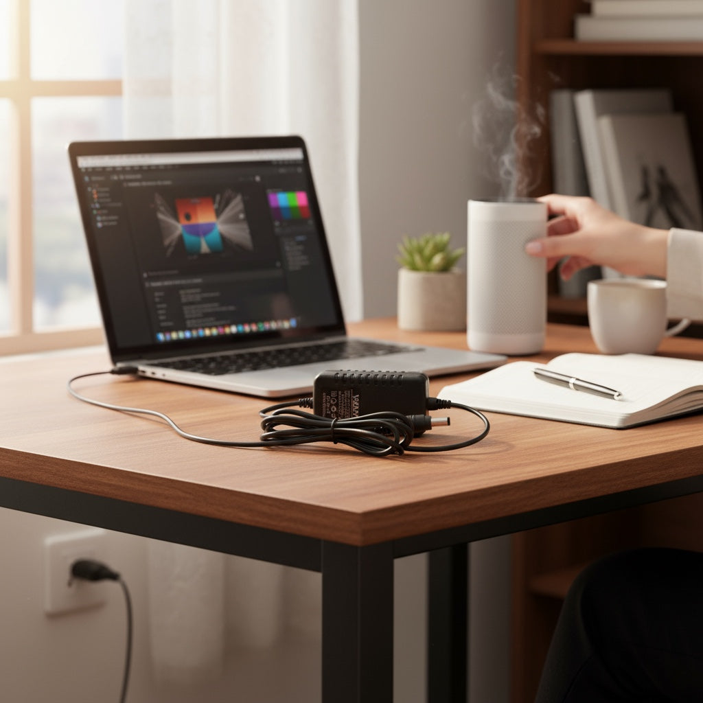 Fonte Carregador WLW-9V 2A 18W Bivolt com Plug 5.5mm / 3.5mm / 4.0mm (Pino G)