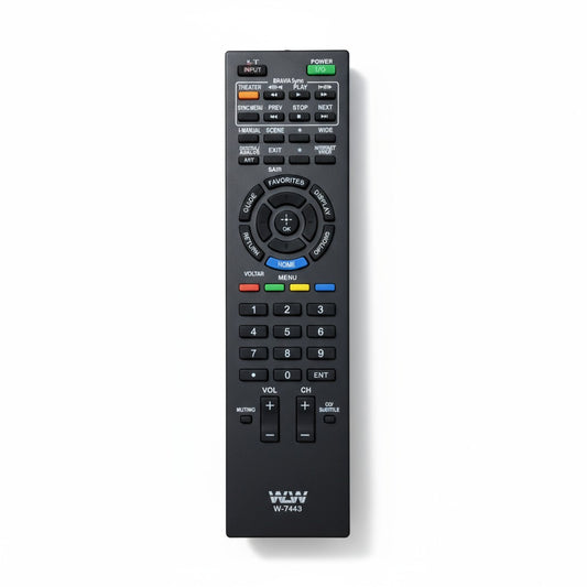 Controle Remoto WLW-7443 Compatível com TV Sony Bravia LED / LCD – Modelos RM-YD047, KDL-32EX, KDL-40EX