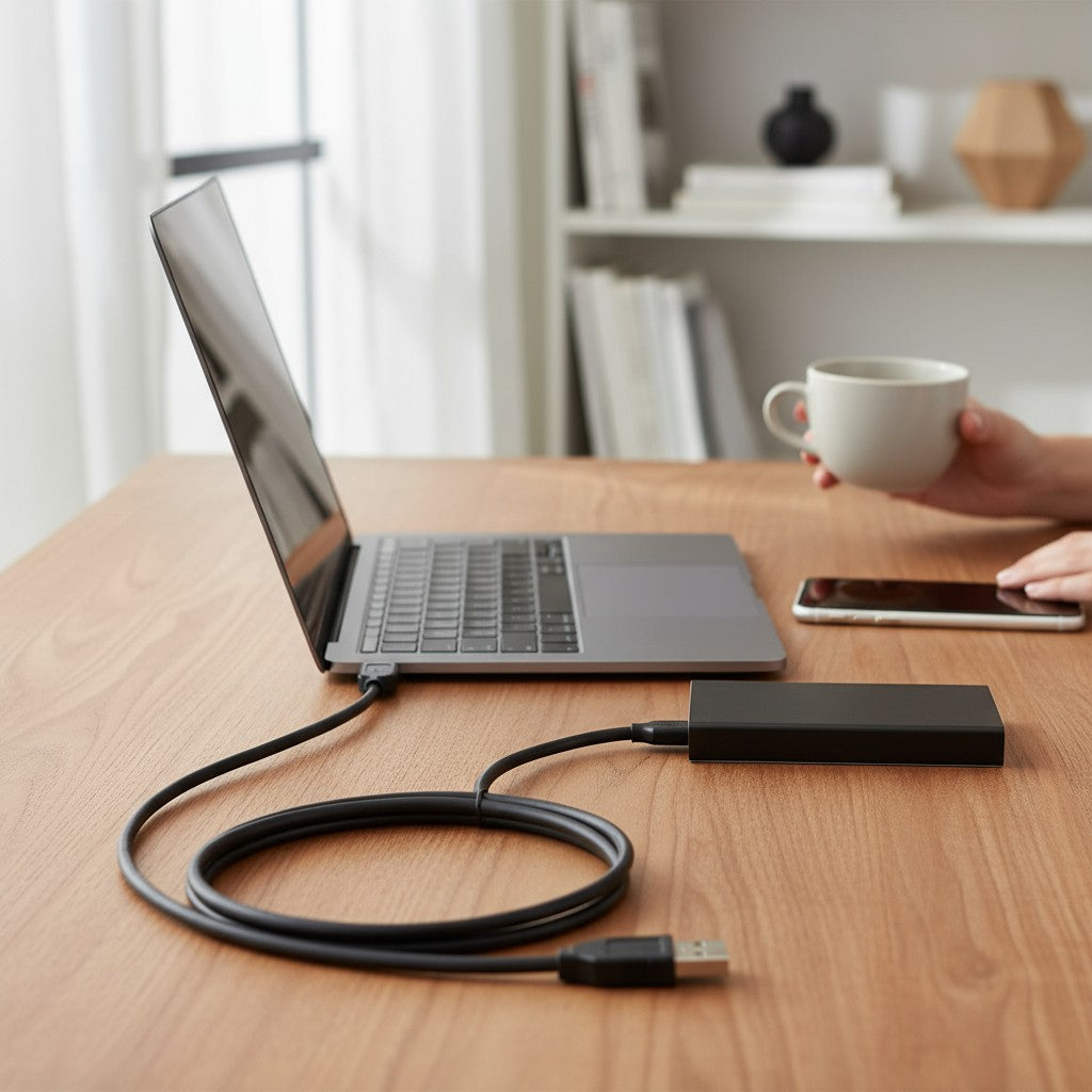 Cabo USB 2.0 Macho x Macho com Filtro – 1,5 Metros