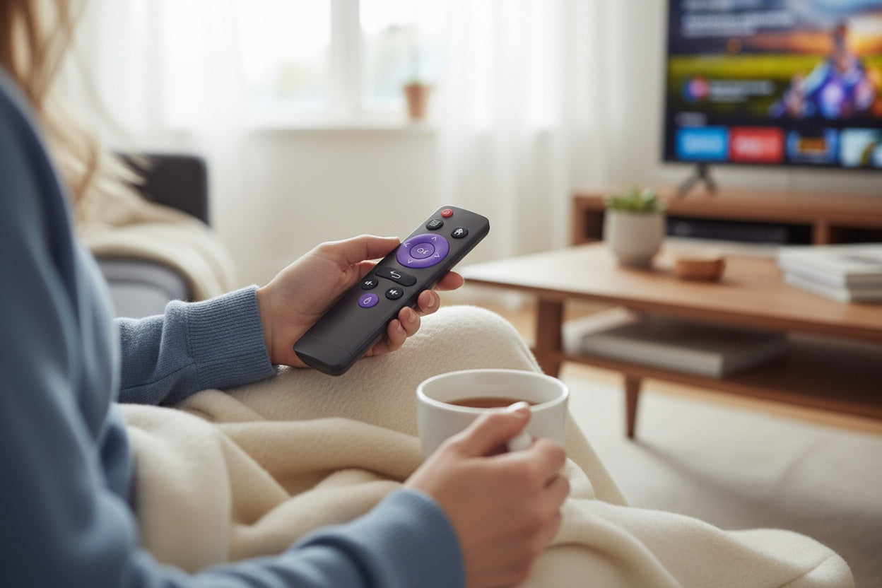 Controle Remoto WLW-7498 Compatível com TV Box A96X 4K, H96 Max 4K, UAU 4K e H96 Mini – Substituto de Alta Qualidade, Fácil de Usar, Teclas Macias e Sinal IR Estável