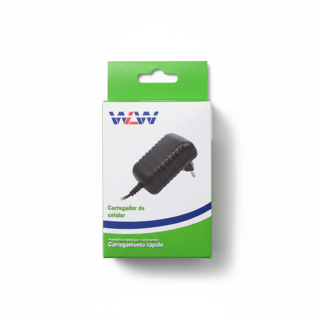 Fonte Carregador WLW-9V 2A 18W Bivolt com Plug 5.5mm / 3.5mm / 4.0mm (Pino G)