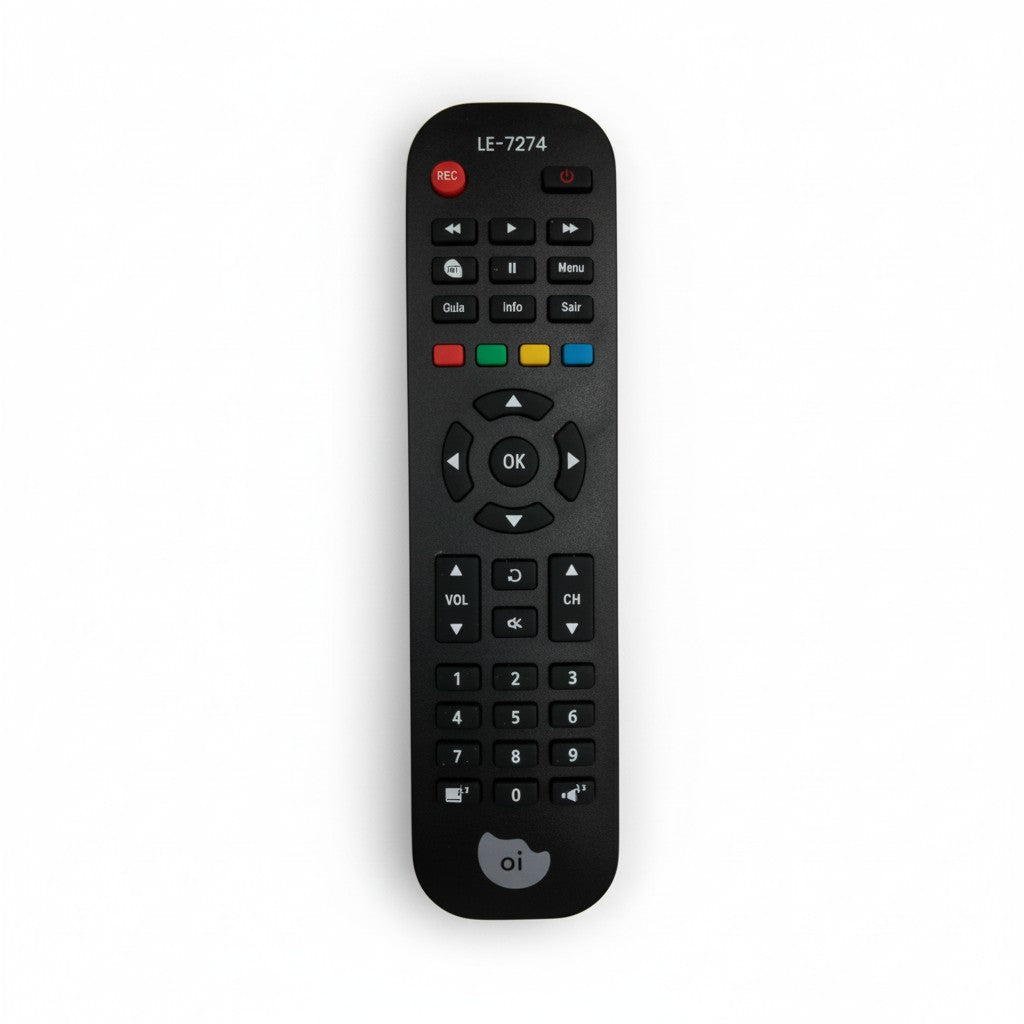 Controle Remoto WLW-7274 Para Oi TV HD – Compatível com Receptores Elsys ETRS33, ETRS34, ETRS35 e ETRS37 – Substituto Pronto para Uso