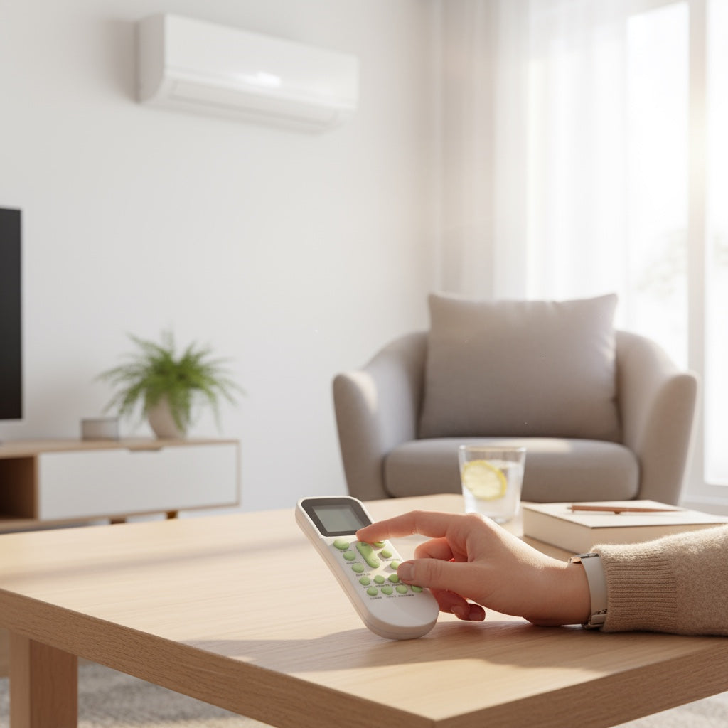 Controle Remoto WLW-7298 Compatível com Ar-Condicionado Elgin Inverter Ecopower