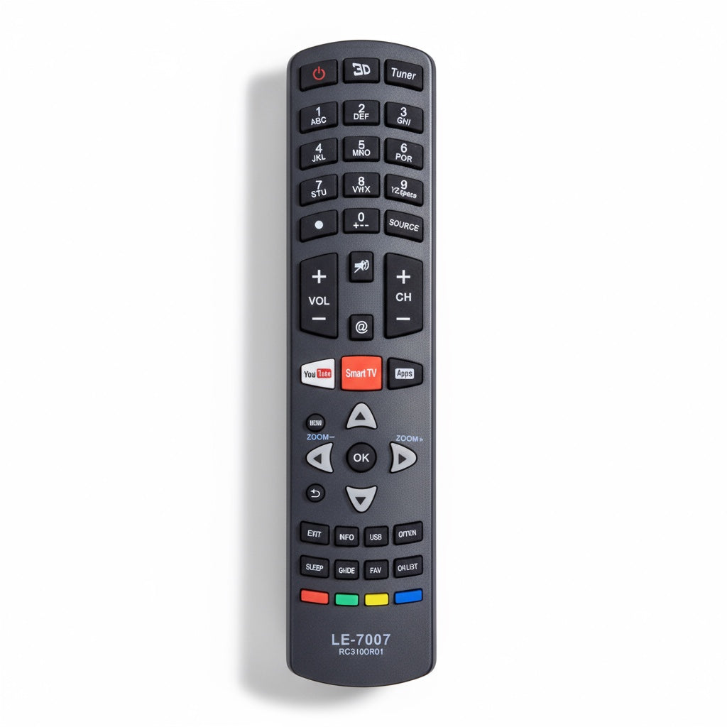 Controle Remoto WLW-7007 Compatível com Smart TV Philco – Substitui RC3100R01, RC3100L02, RC3100L03 – Funciona em PH39F33DSG, PH58E30DSG, PH55M, PH46M, PH43M e Diversas Versões