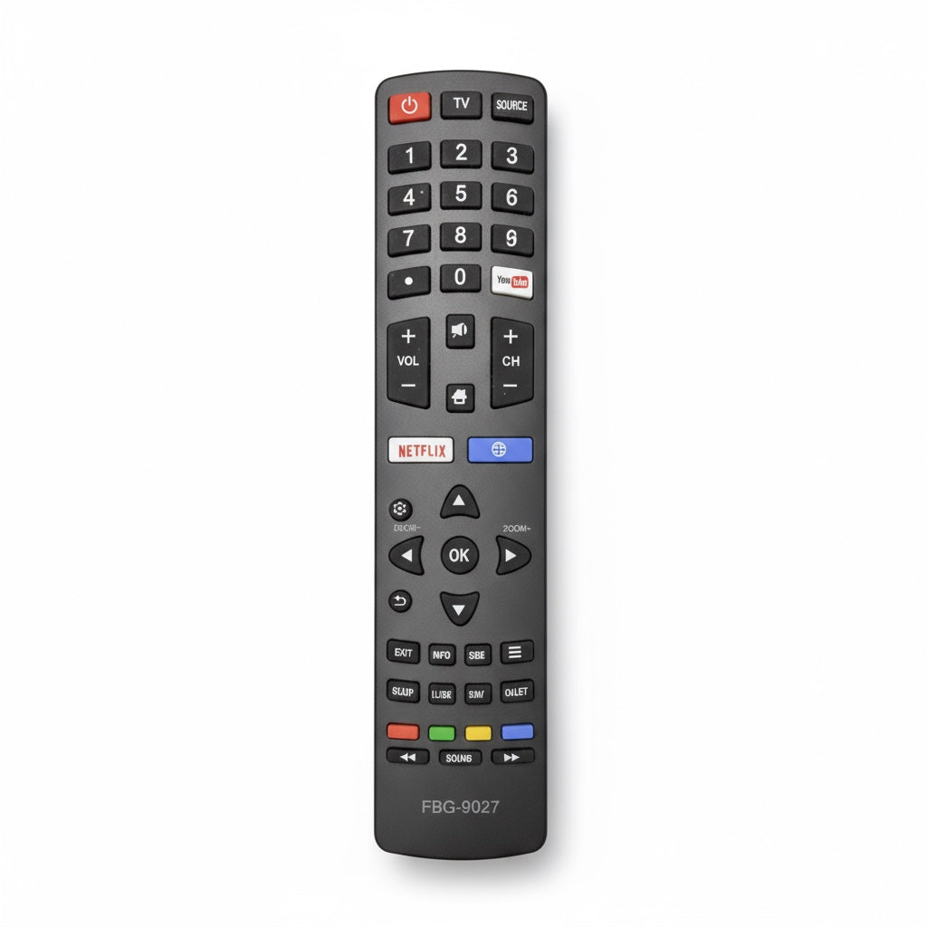 Controle Remoto TV Smart WLW-A8237 – Compatível com modelos Philco PH42D, PH42M, PH32M, PH32D, PH32 LED, PH46 LED, PH55 LED, RC3100L03, PH39F33DSG e PH58E30DSG – Botões Netflix e YouTube